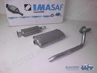 Imasaf Auspuffset Vsd+Mitteltopf+Endrohr für Jeep Cherokee 4.0 I O.Kat 1988-2001