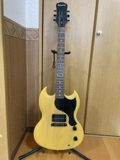 Epiphone SG Jr TV Yellow Electric Guitar USED