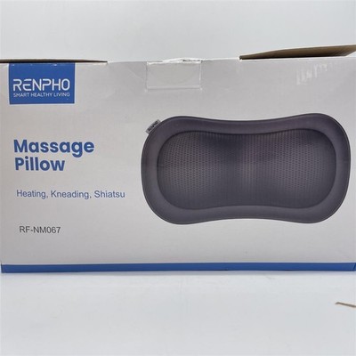 RENPHO Massagekissen mit Wärmefunktion, Shiatsu Massagegerät mit 3 Geschwindigke
