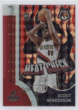 2023-24 Panini Mosaic Heat Check Scoot Henderson #4 9cr