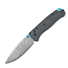 BM 535 Bugout Damascus Folding Knife Drop Point Damascus Steel EDC Tool