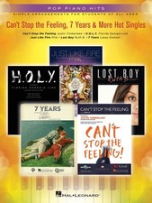 Can't Stop the Feeling 7 Years and More Singles Easy Piano Sheet Music 000193755