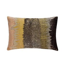 Couch Lumbar Cushion Case Grey Set of 2, Sofa Decor Velvet Abstract - Zari