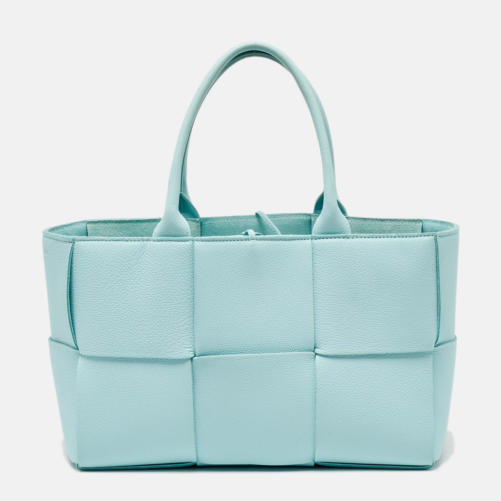 Bottega Veneta Light Blue Small Leather Arco Tote Bag