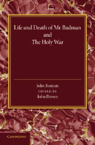 'Life and Death of Mr Badman' and 'The Holy War' Bunyan Brown Paperback