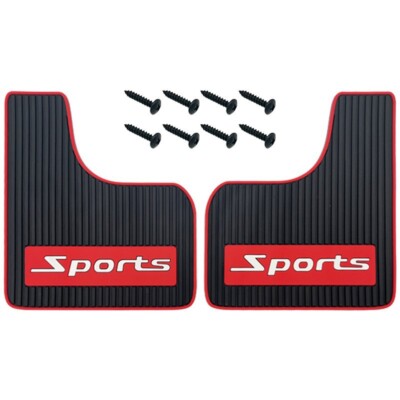 4 Pcs Black Universal Mud Guards Flaps For Car Pickup Van Truck Mudguards Splash