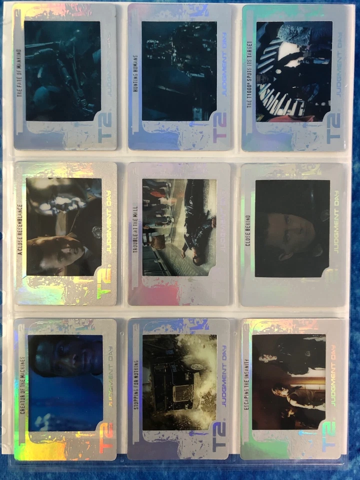 Terminator 2 FilmCardz Bonus CyberEtch FilmCardz Complete Chase Set Artbox 2003 - Image 2 of 4