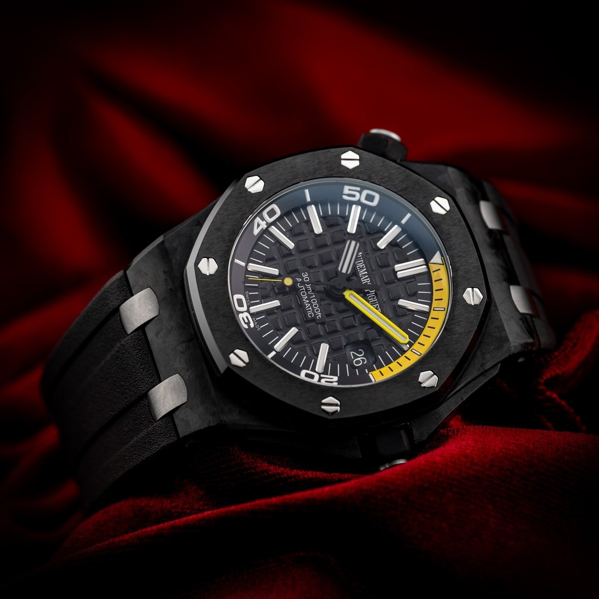 Audemars Piguet Royal Oak Offshore Diver Carbon Ceramic Yellow