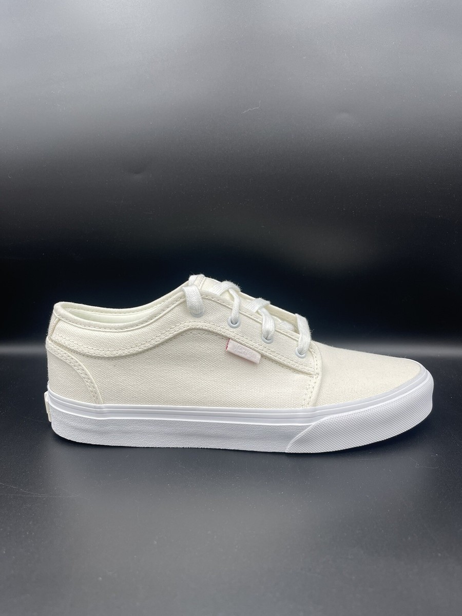VANS Chukka Low Marshmallow Ivory Youth Size 6Y Shoe-Skateboarding