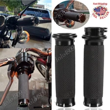 Motorcycle Handle Bar Hand Grips 1" For Honda Shadow ACE Aero Spirit VT 750 1100