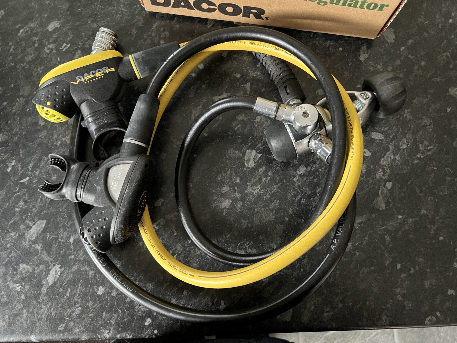 Dacor viper metal Regulators, scuba Diving Equipment eBay