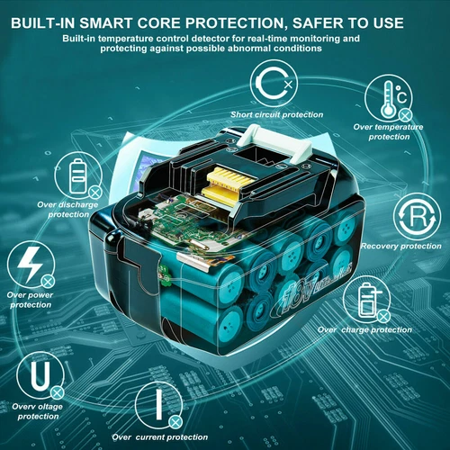 For Makita 18v Battery 6.0Ah Li-Ion Cordless Multi Tool BL1860 LED BL1850 BL1830 - Picture 3 of 14