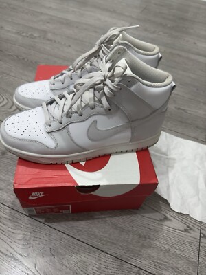 dunk high retro white vast grey