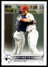 2022 Topps MVP Meets Rookie CC, CL Rookie G29 Tampa Bay Rays/Philadelphia