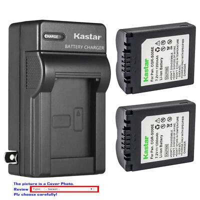 Kastar Battery Wall Charger for Panasonic CGA-S006 & Panasonic Lumix DMC-FZ28