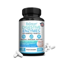Digestive Enzymes Prebiotic  Probiotics Gas, Constipation  Bloating Support