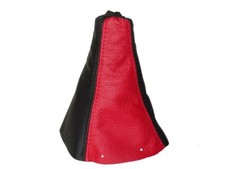Schaltmanschette Fur Audi TT 8N 1998-2006 Leder Schwarz Rot