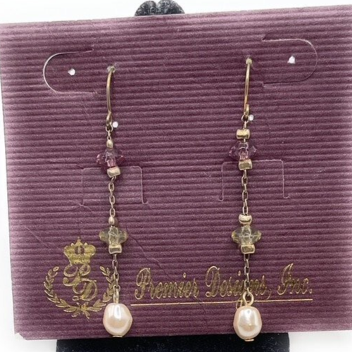 Premier Designs Jewelry Madeline Dangle Pierced Earrings - Picture 1 of 3