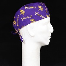 Minnesota Vikings Camo Theme Scrub Hat