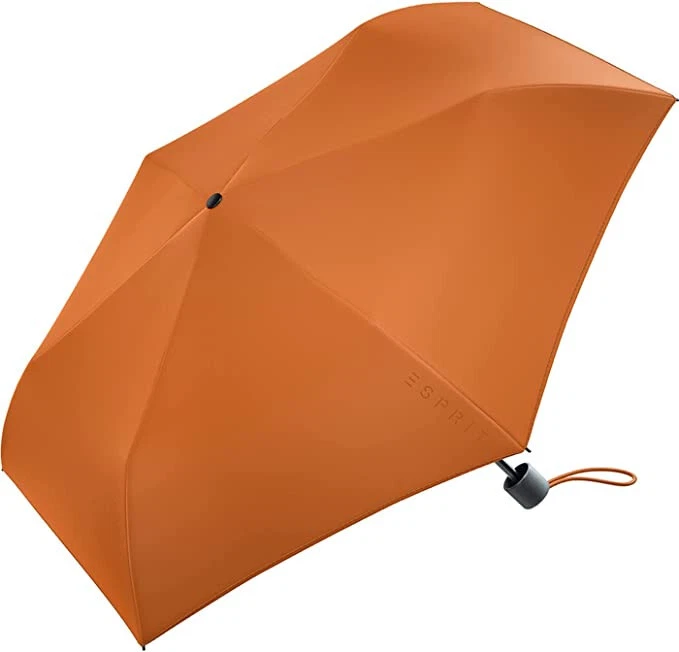 Parapluie Pliant ESPRIT Petito Jaune - Super Compact, Manuel, Unisexe - Neuf Avec étiquettes
