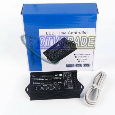 WIFI Connect Time Programmable LED Controller TC421 DC12-24V With 5CH For Light 