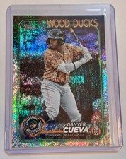 2024 Topps Pro Debut Speckle Foil Danyer Cueva Texas Rangers /175