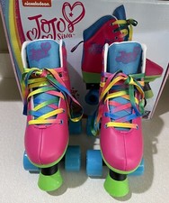 Circle Society Classic Adjustable JoJo Siwa Children's Roller Skates, 12-3 US