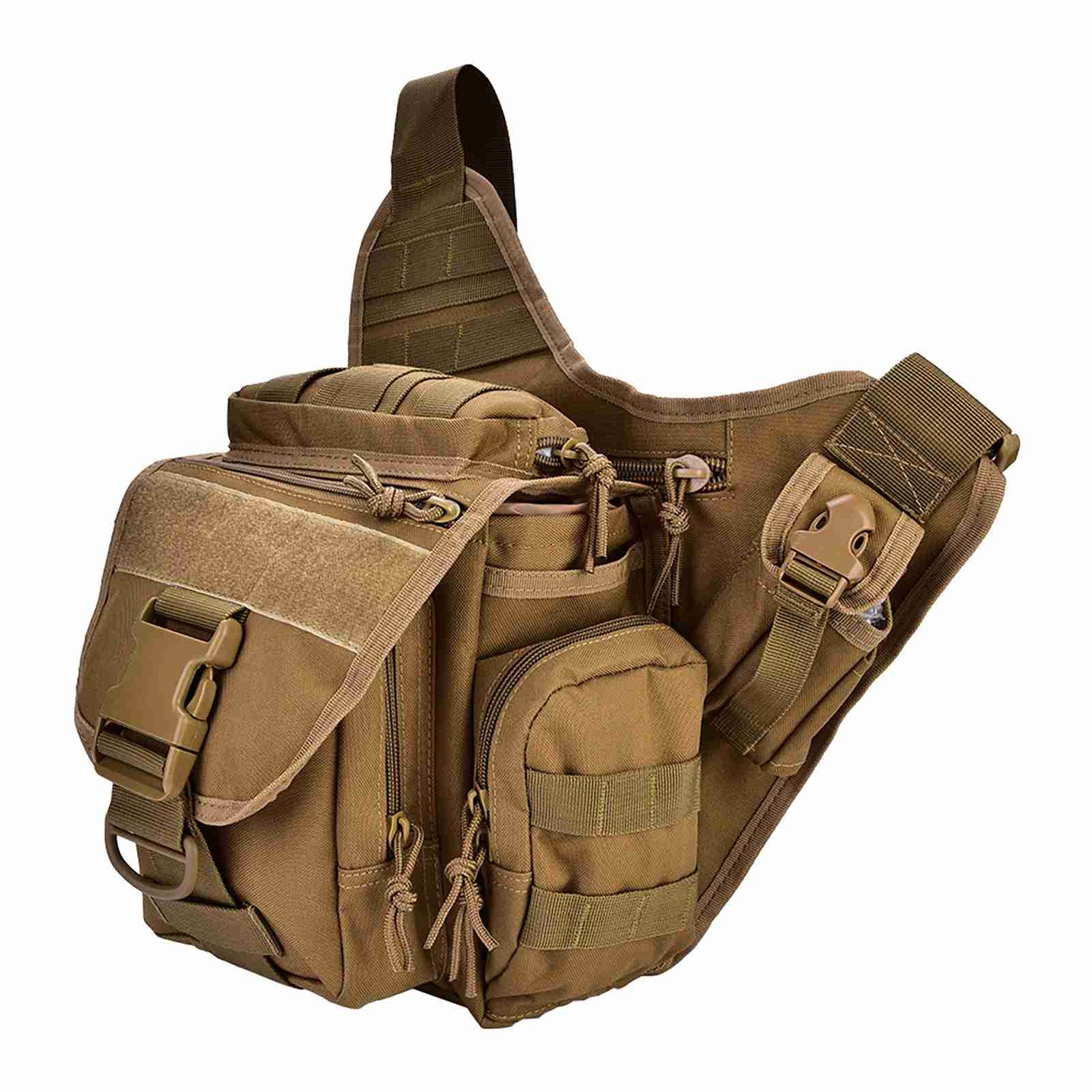 Outdoor Hiking Travel Men Backpack Molle Tactical Sling Chest Pack Shoulder Bag