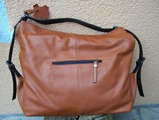 THINK Tasche BAG aus Soft Nappaleder! in rost 