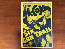 1938 Tim McCoy in Six Gun Trail, Press Book Vintage Western Art