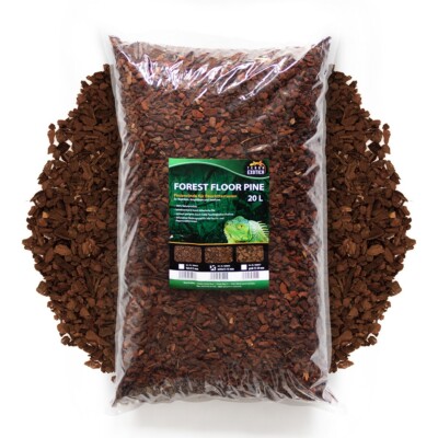 Forest Floor Pine 20 Liter mittel - Pinieneinstreu Bodengrund Terrarium Einstreu