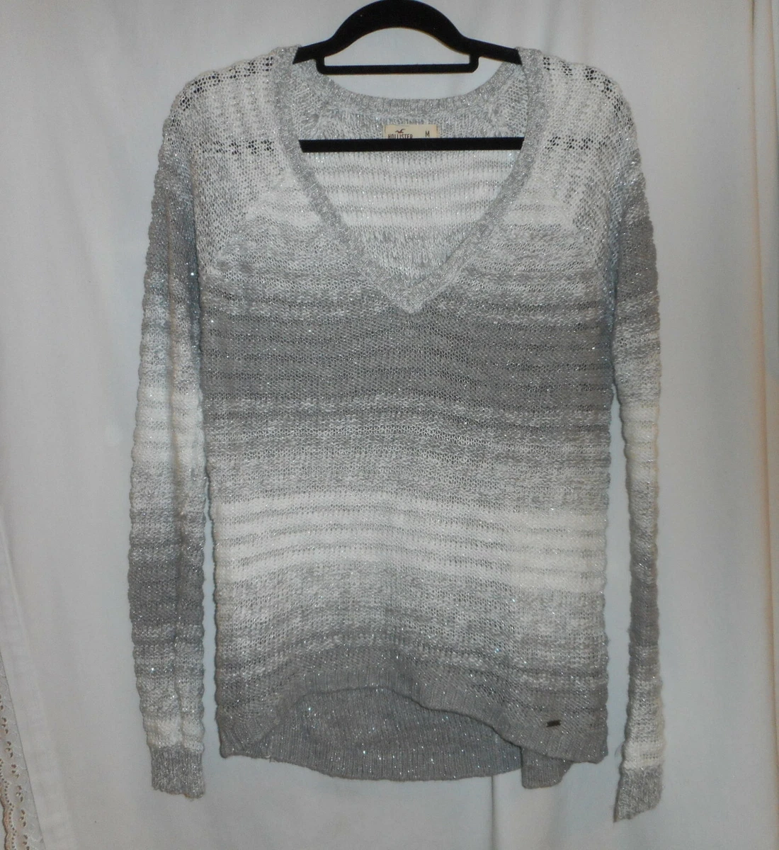 White sparkle sweater sale