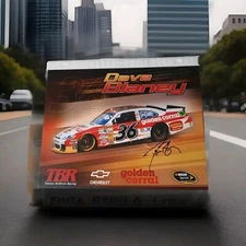 Dave Blaney #36 Golden Corral Auto Signed Hero Card Nascar Racing