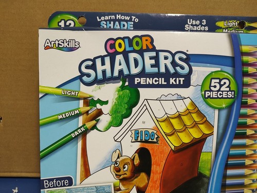 ArtSkills Shader colore matite colorate set 52 pezzi, multicolore, PA-2739 - Foto 2 di 8