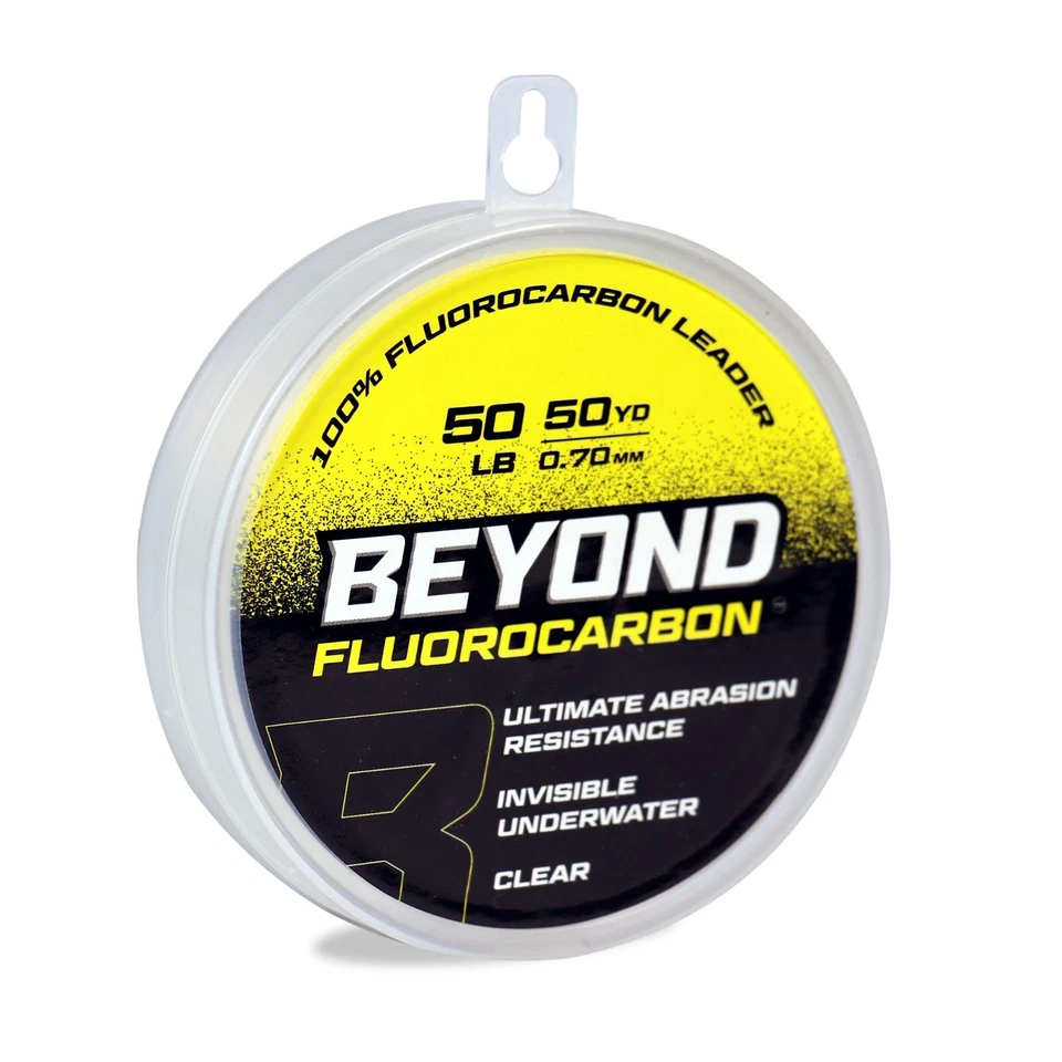 Beyond Fluorocarbon Leader Fishing Line - 100% Pure Fluorocarbon 50 Yard Spool - Image 3 of 4