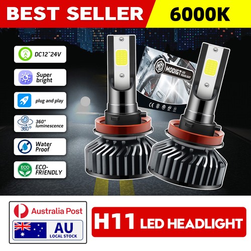 22000LM 220W LED Headlight H8/H9/H11 Car Driving Light Lamp Bulb 6000K