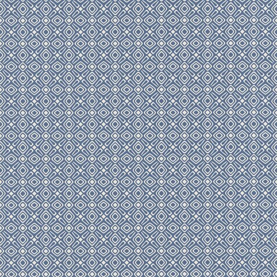 Rasch Tapete Revival 277234, geometrisch blau-weiß , Retro