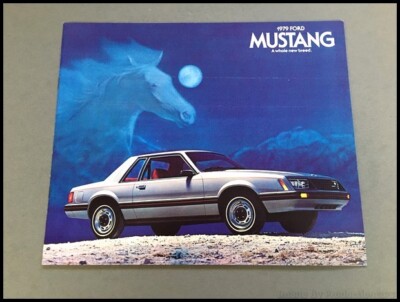 1979 Ford Mustang and Cobra 20-page Original Car Sales Brochure Catalog