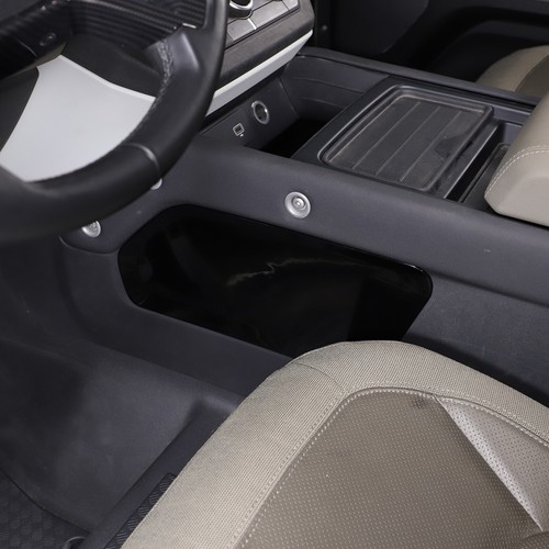 2PCS Gloss Black Control Storage Box Side Trim For Land Rover Defender 2020-2022 - Picture 8 of 15