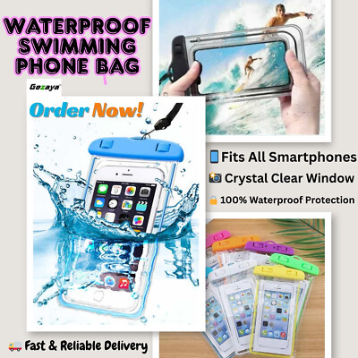 Waterproof Case Underwater Phone Cover Dry Bag Universal Pouch For Smartphones