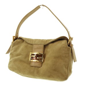 beige suede bag