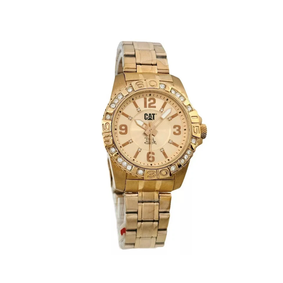 CAT Caterpillar WHISTLER Lady’s Rose-Gold Watch A4.391.19.131 with Stone Bezel - Image 2 of 4