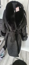 Missguided / Fur Cuff Bord Coat Size 10