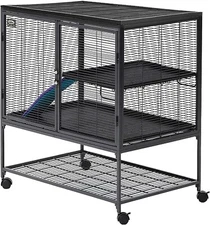 Deluxe Critter Nation Single Unit Small Animal Cage (Model 161) Includes 1 Leak-