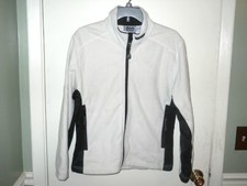 Mfs Element Gear Ladies Performance Fleece Jacket Size M White With Black Nwt