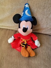 Disneyland Resort Sorcerer Mickey Mouse Bean Bag Plush 8" Fantasia