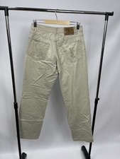 Yves Saint Laurent Jeans Men Size 30/32 Beige Vintage 90s