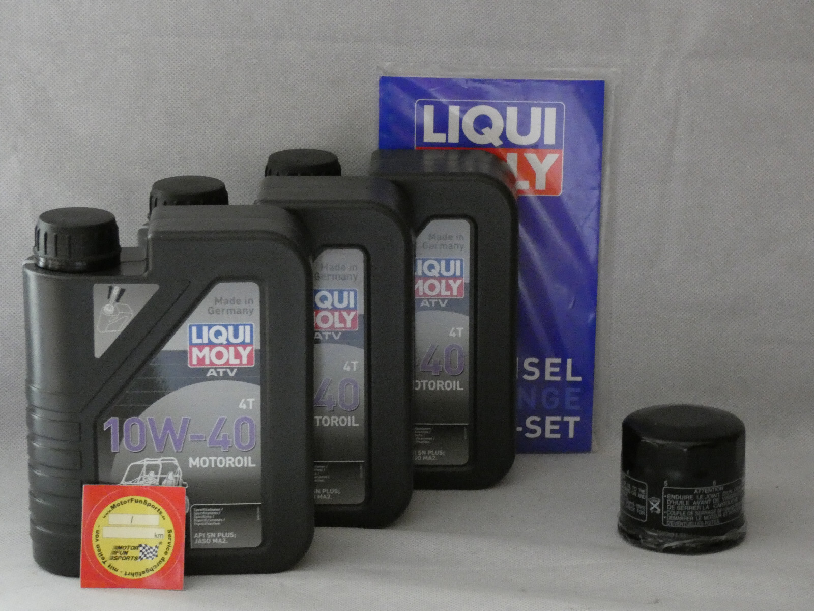 Oil Change Set Kawasaki KVF 360 4x4 from 2003 Oil Oil Filter