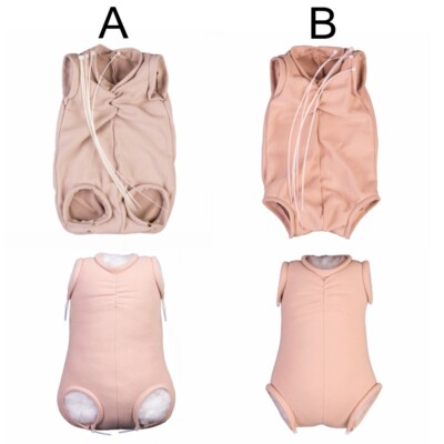 Reborn Dolls Cloth Body for 18''-26'' Baby Doll Kit DIY Repair Supply Full Limbs