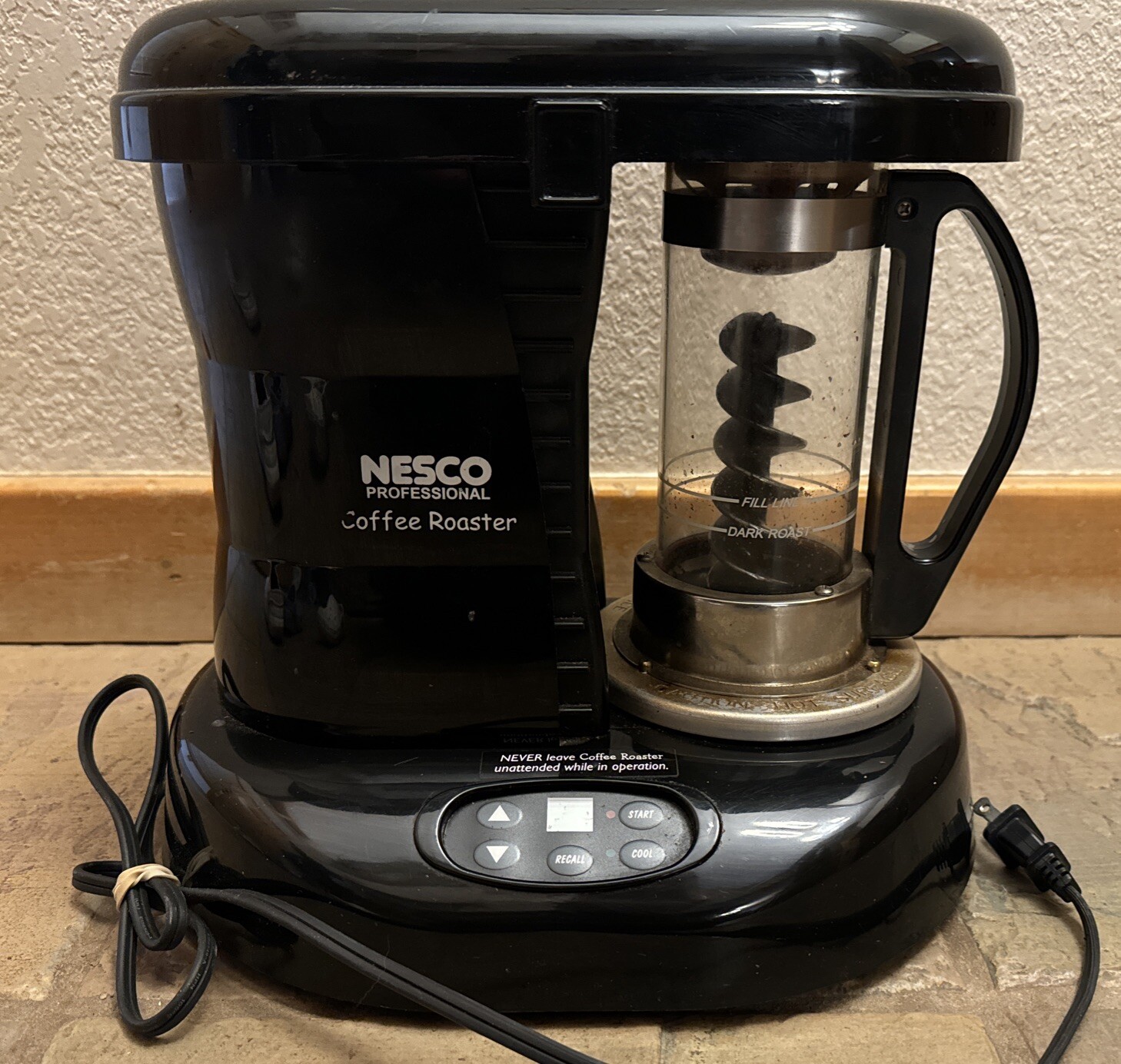 Nesco Professional CR1010PR Home Coffee Bean Roaster Black 800 Watt